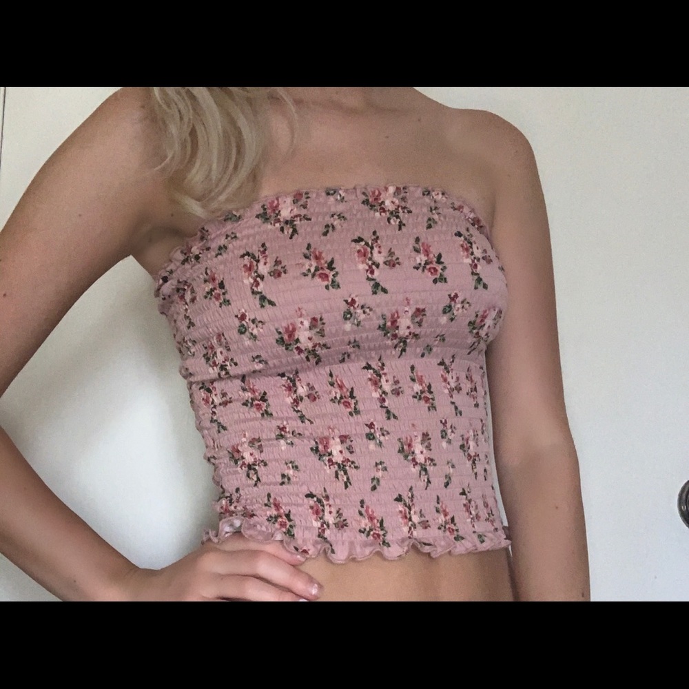 Orange kiss brand Tube top
